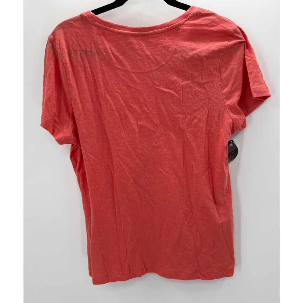 Camp David Indy 500 Womens T Shirt Coral Pink Size Large New Licensed - Picture 6 of 7